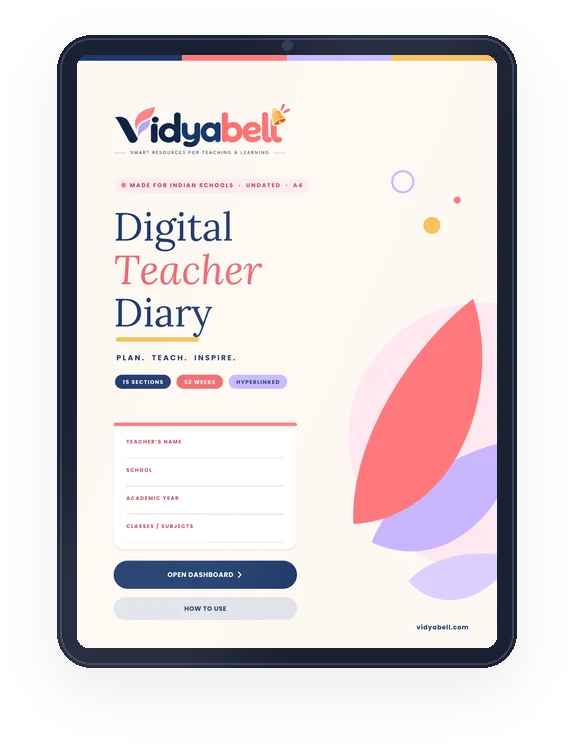 Vidyabell Digital Teacher Diary